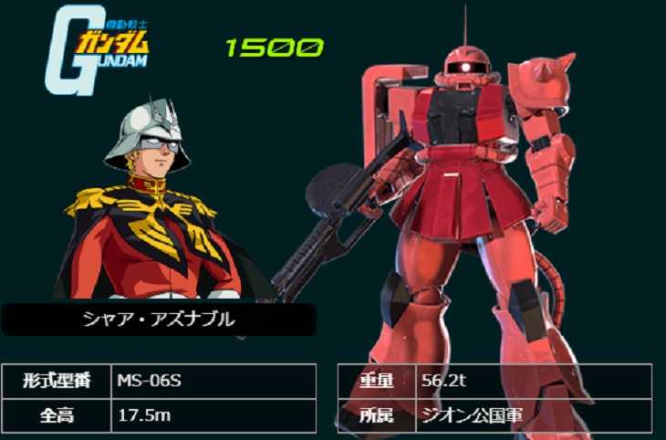 イニブ,1500コスト,シャアザク